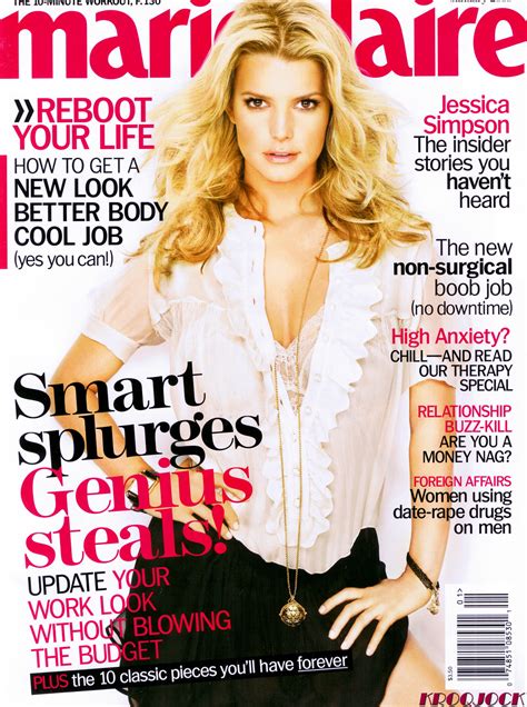 Marie Claire Jessica Simpson I Love This Look Marie Claire