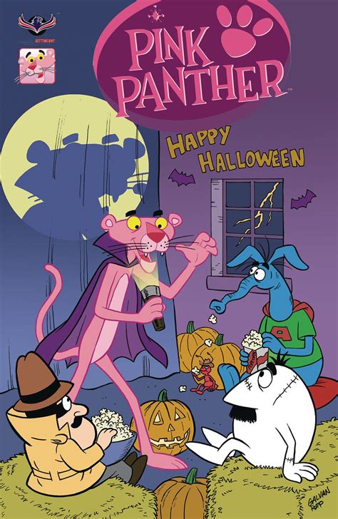Pink Panther Trick Or Pink 1 Main Cvr Retro Poster Vintage Disney