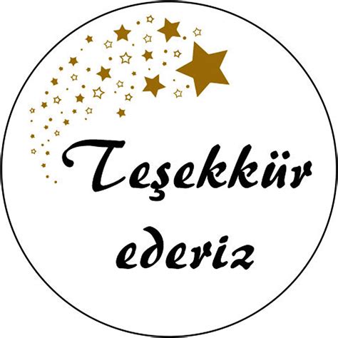 Tellgraf Şeffaf Teşekkür Ederiz Yazılı Etiketler 3x3 Cm Fiyatı