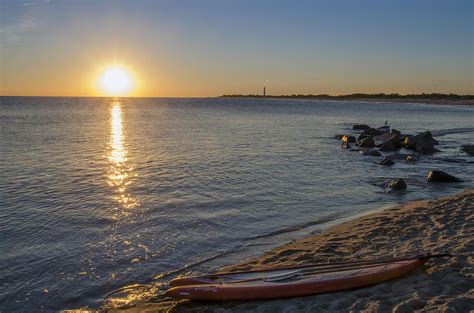 Sunset At Cape May Cove Photograph By Bill Cannon Fine Art America