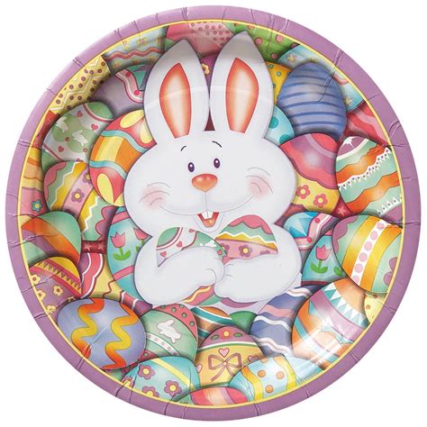 Bunny Eggcitement Easter Dinner Plates 8ct Uk Kitchen And Home