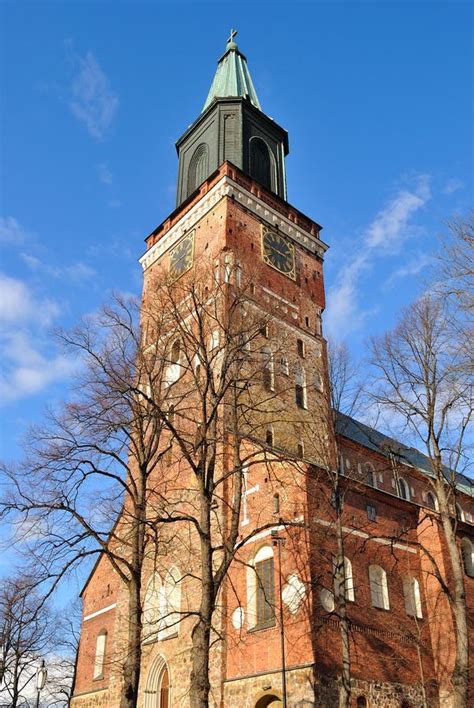 Turku Finnland Kirche Von St Michael Stockbild Bild Von Lutheranism