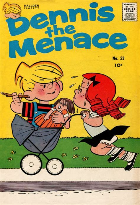 Old Comics World Dennis The Menace 053 1961 Fawcett