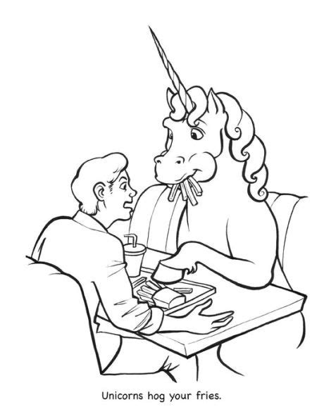 Unicorns Are Jerks A Coloring Book Exposing The Cold Hard Sparkly