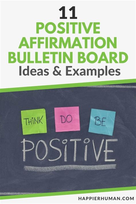 11 Positive Affirmation Bulletin Board Ideas Examples Happier Human