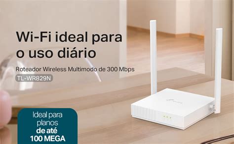 Roteador Wireless Multimodo 300 Mbps Tl Wr829n Tp Link Br
