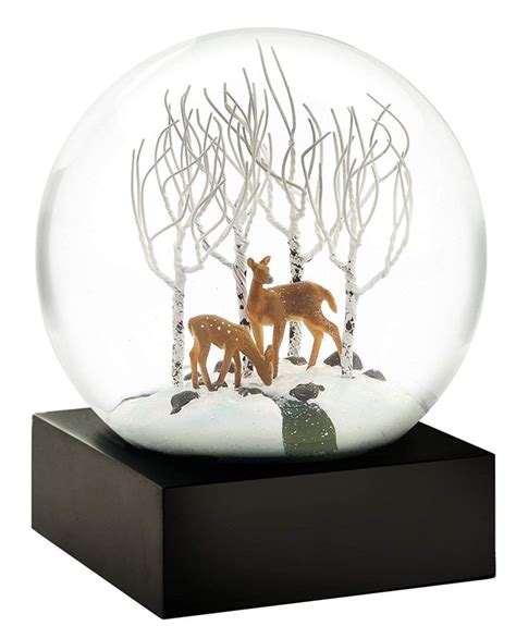 Deer In The Woods Snow Globe Unique Snow Globes Christmas Snow