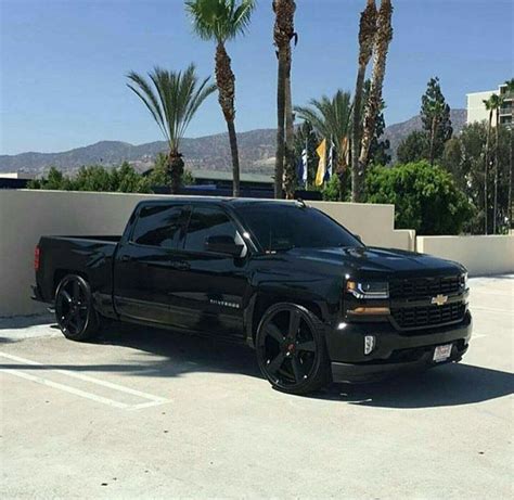 Black Chevy Silverado Chevy Trucks Silverado Custom Chevy Trucks