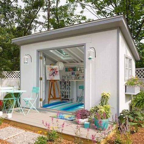 Cool Diy Backyard Studio Shed Remodel Design And Decor Ideas 45 Art