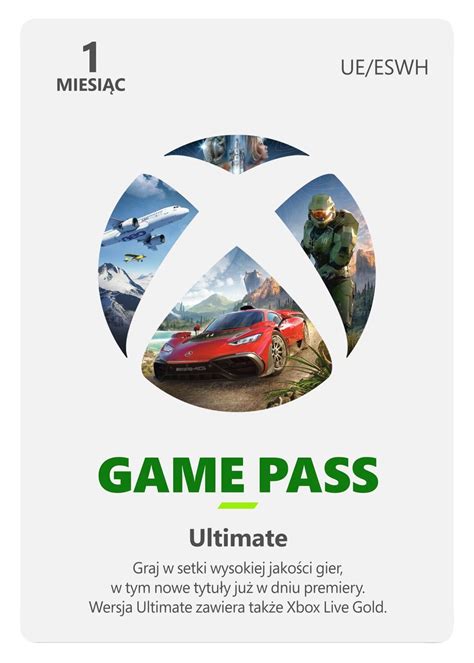Microsoft Xbox Game Pass Ultimate 1 Miesiąc Kod Aktywacyjny Niskie