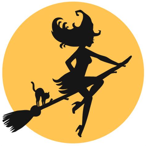 Download High Quality Witch Clipart Moon Transparent Png Images Art