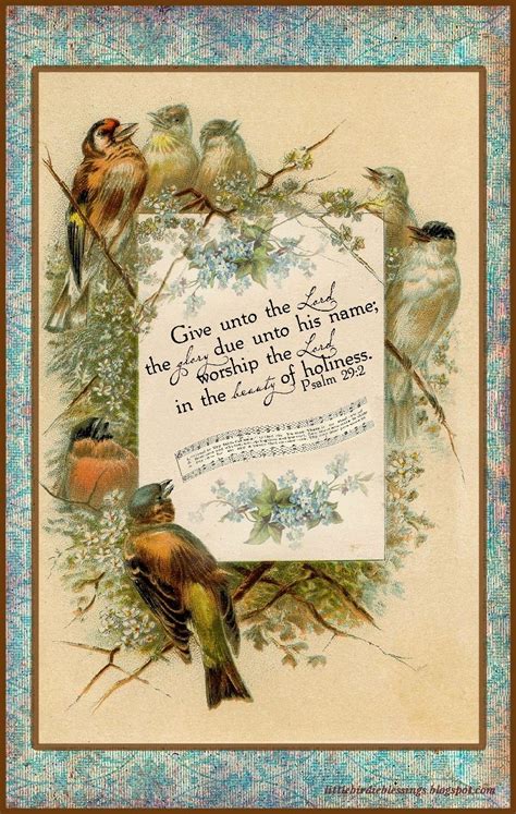 Little Birdie Blessings Scripture Thursday ~ The Beauty Of Holiness