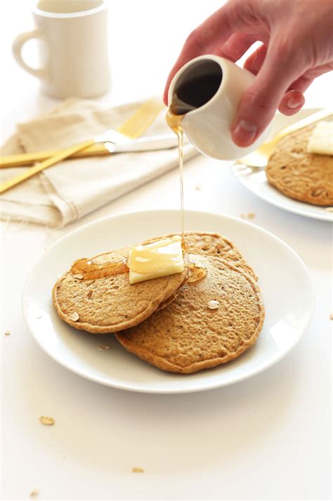 Whole Grain Vegan Pancakes Minimalist Baker Recipes