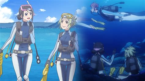Amanchu Review An Anime About Scuba Diving