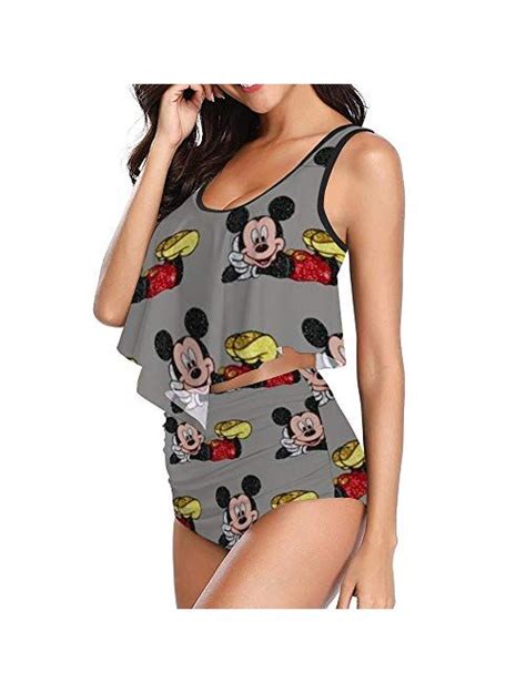 Buy Mickey Mouse Happy Relax Adult Two Pieces Swimsuit Sling For Women