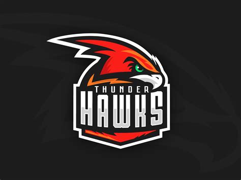 Thunder Hawks Logo By Kauland Buchanan On Dribbble