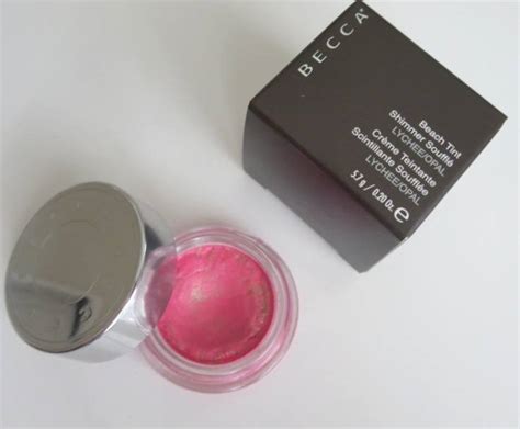 Becca Lychee Opal Beach Tint Shimmer Souffl Review