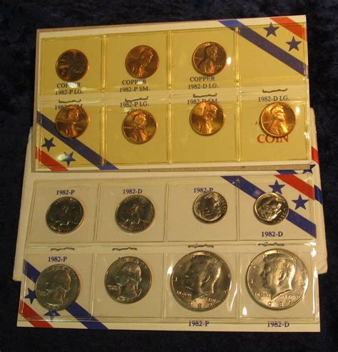366 1982 Uncirculated Coin Set Produced By Krause Publications Very