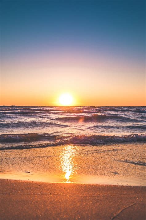 Sunrise Background Ocean Sunrise Wallpaper 867x1300 27679