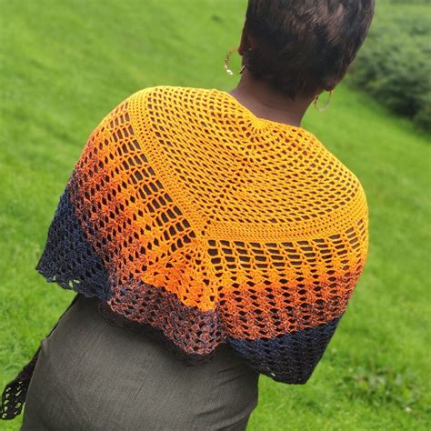 Easy Crochet Wing Shawl Pattern Fosbas Designs