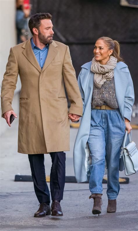 Spotted Walking With Ben Affleck Jennifer Lopez Wore A Max Mara Coat