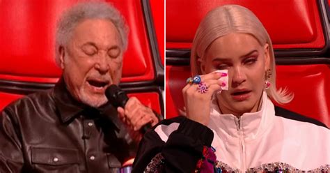 Sir Tom Jones Moves Fellow Coach Anne Marie To Tears During Emotional
