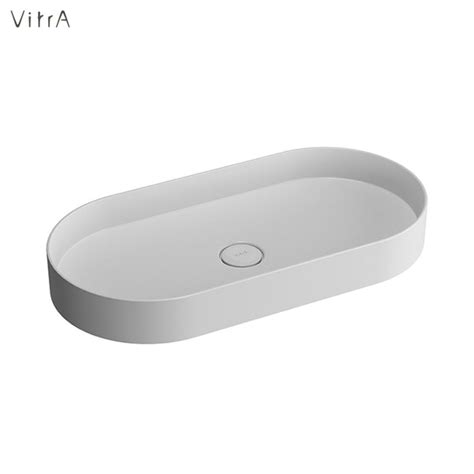 Vitra Memoria Oval Countertop Mineral Cast Basin Uk Bathrooms