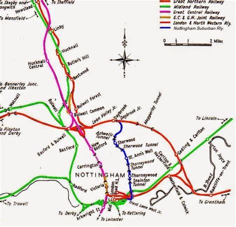 Nottingham's once extensive railway network | Nottingham, Historic train station, Railway