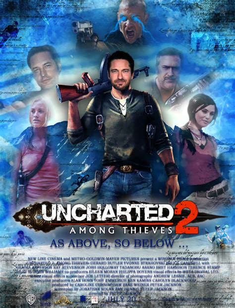Uncharted 2 Among Thieves The Movie Poster 1 By Doctor Woo On