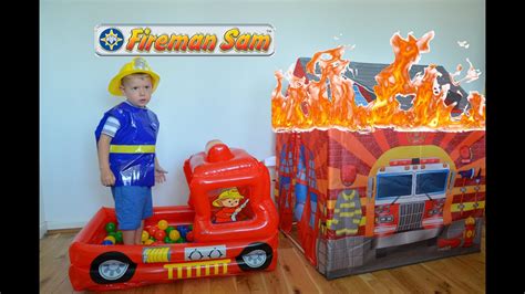 Maybe you would like to learn more about one of these? Fireman Sam HUGE Fire Rescue Fire engine Ball Pit Toys ...