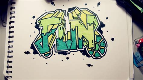 Fun Graffiti By Lilwolfiedewey On Deviantart