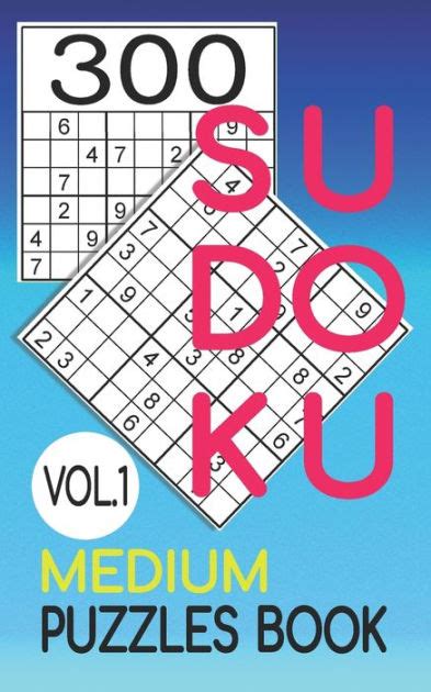 300 Sudoku Medium Puzzles Book Vol1 Sudoku Medium Book Puzzles For