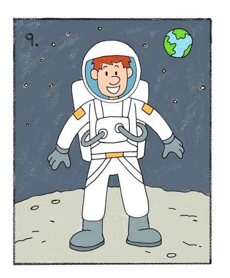 How To Draw An Astronaut Tims Printables