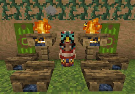 Using Custom Player Heads And Armor Stands You Can Make A Tiki Totem