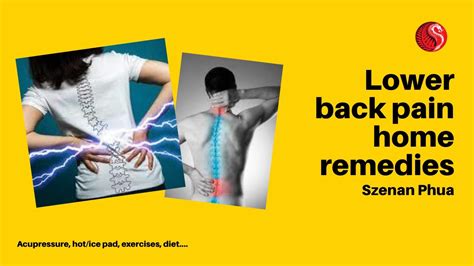 Back Pain Home Remedies Youtube