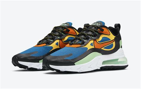 Nike Air Max 270 React Green Abyss Laser Orange Cz7869 300 Release Date