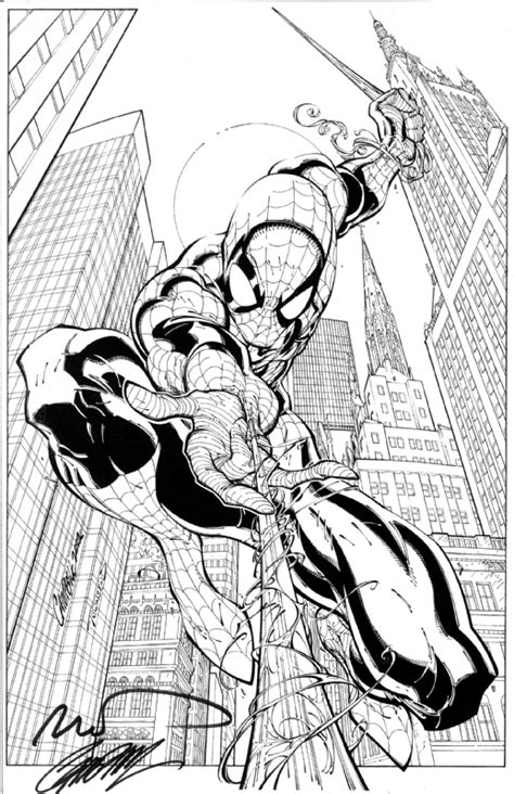 Amazing Spider Man 497 Cover Print J Scott Campbell In Jason