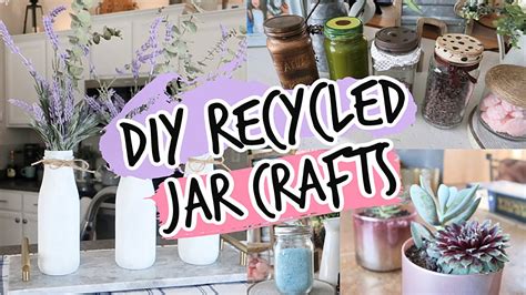 Easy Creative Ways To Repurpose Glass Jars Youtube