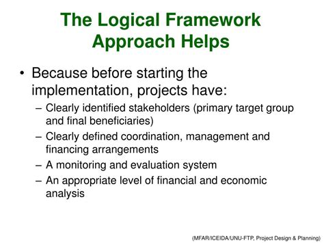 Ppt Logical Framework For Project Design Powerpoint Presentation