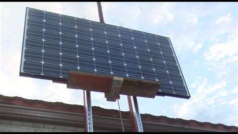 Diy Solar Panel Liftroof Hoist Youtube