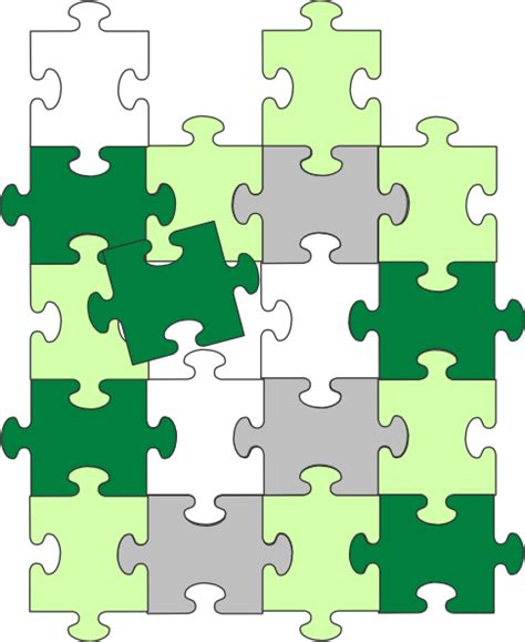 Green Puzzle Clip Art at Clker.com - vector clip art online, royalty free & public domain