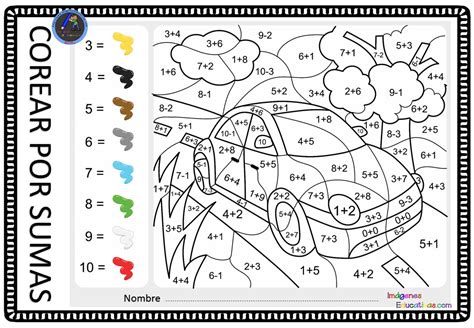 Detalle 34 Imagen Dibujos De Sumas Para Colorear Vn