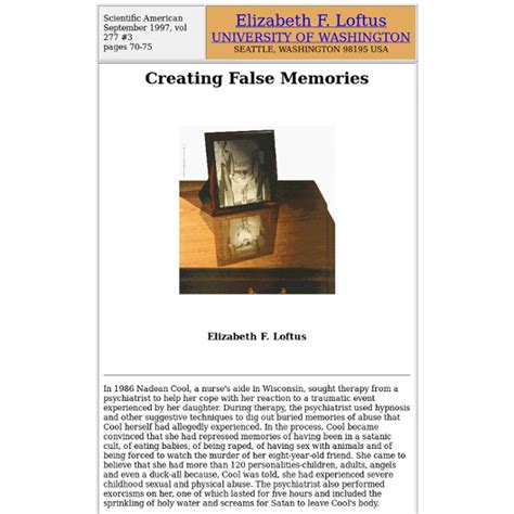 creating false memories pearltrees