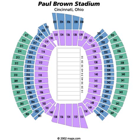 Breakdown Of The Paul Brown Stadium Seating Chart Cincinnati Bengals