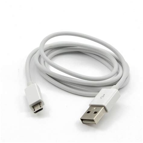 White 1 Meter Micro Usb Data Cable Rs 50 Piece Debock Infotech Id