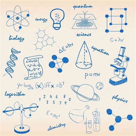 Hand Drawn Science Icons Stock Vector Image By ©candystripe 8295723