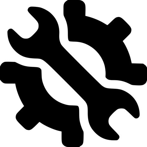 Support Gear Wrench Tools Repair Fix Mechanic Svg Png Icon Free