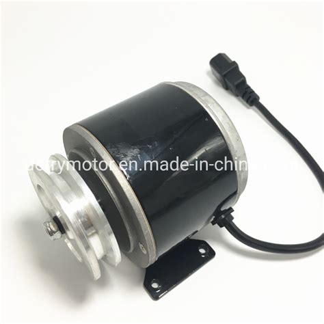 12v 24v 200w 250w 300w 101mm Small Dc Motor With Pulley China Motor