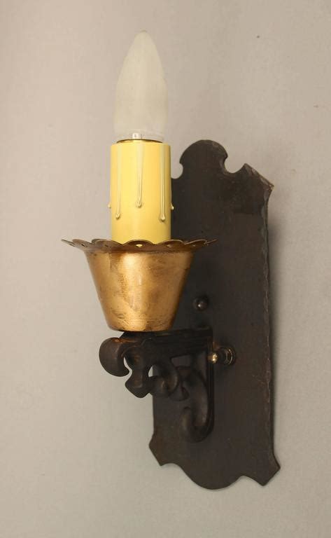 Antique Pair Of Single Sconces Circa 1920s For Sale At 1stdibs
