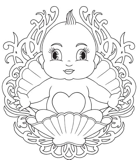 Babies begin to see color within a few weeks of birth, and by three or four months old start being able to distinguish between them, according to the american these basic building blocks made in all shades of the rainbow are the perfect first toy for introducing your older baby or toddler to colors. Free Printable Baby Coloring Pages For Kids
